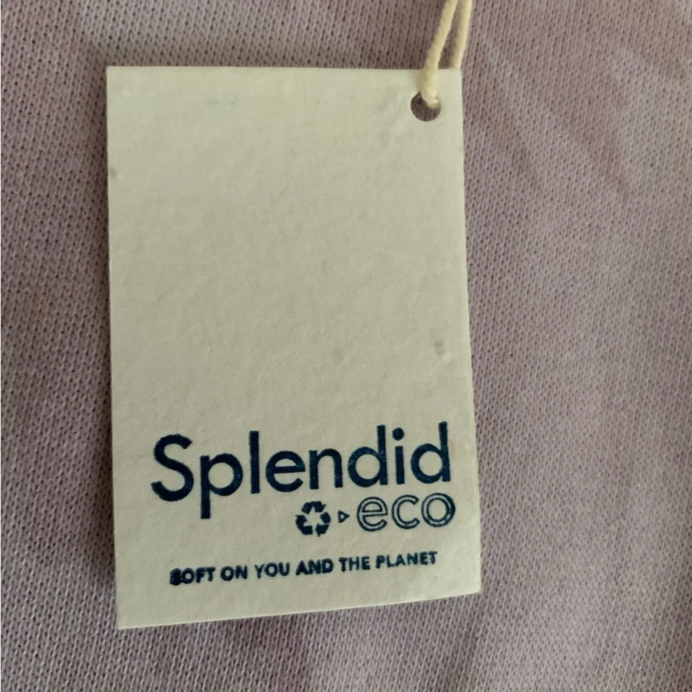 NWT Splendid Sweatshirt: Lavender, Front Palm Tree Print, Crewneck M - Picture 4 of 7